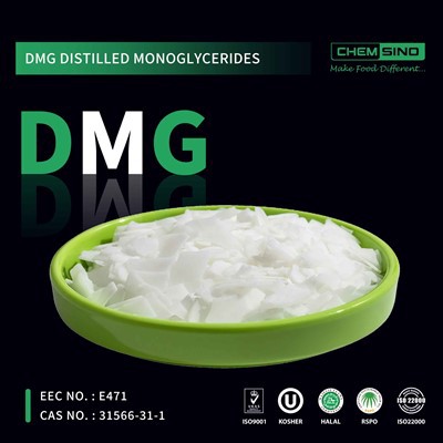 E471 Distilled Monoglycerides DMG Flake Makes Ice Cream CAS No. 123-94-4