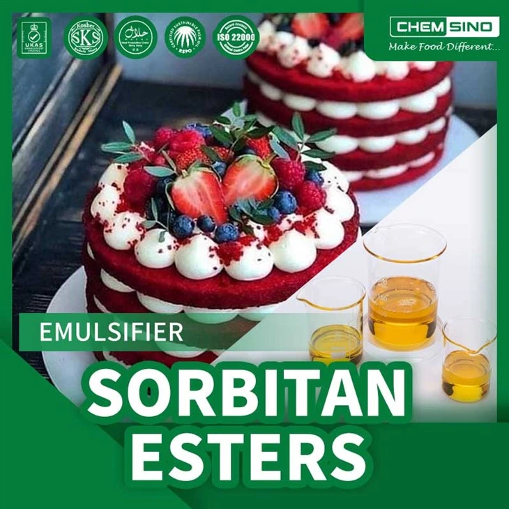 نقش استرهای سوربیتان به عنوان امولسیفایر در صنایع غذایی CAS NO.1338-41-6
